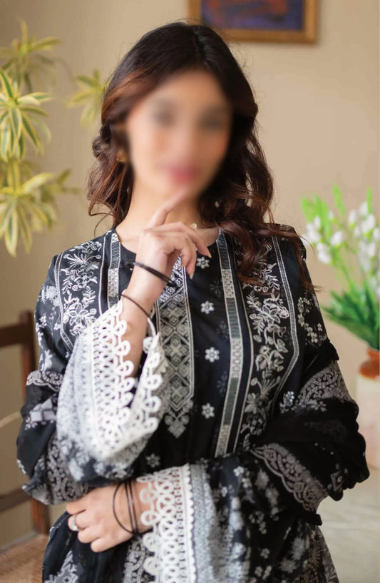 LUXOR Embroidered Luxury Lawn Collection 2024 - D 8150