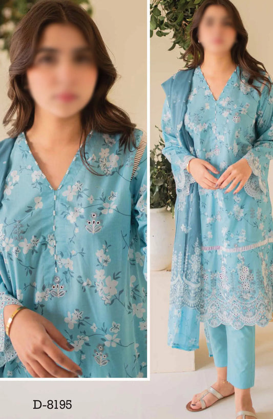 AYNA Embroidered Lawn Collection 2024 - D 8195