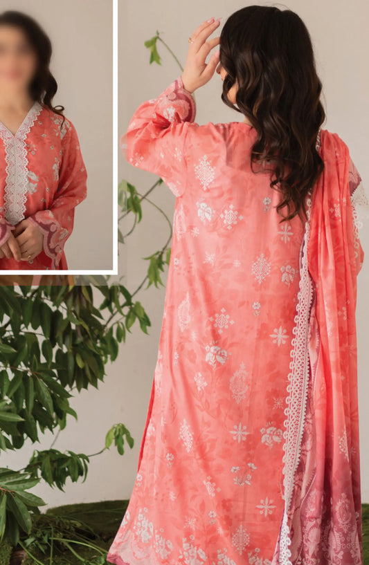 Kaira Embroidered Lawn Collection 2024 By Rashid Textile - D 8698