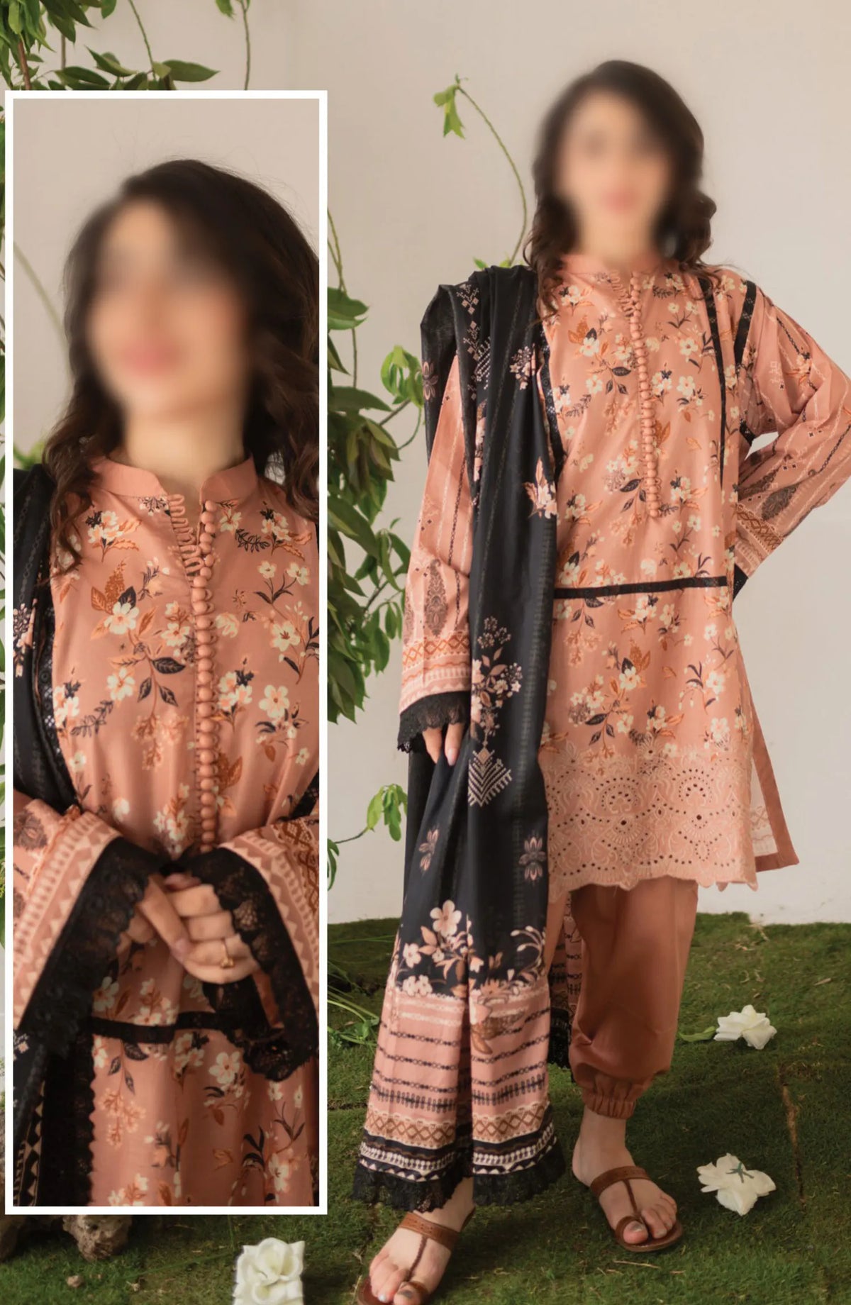Kaira Embroidered Lawn Collection 2024 By Rashid Textile - D 8700