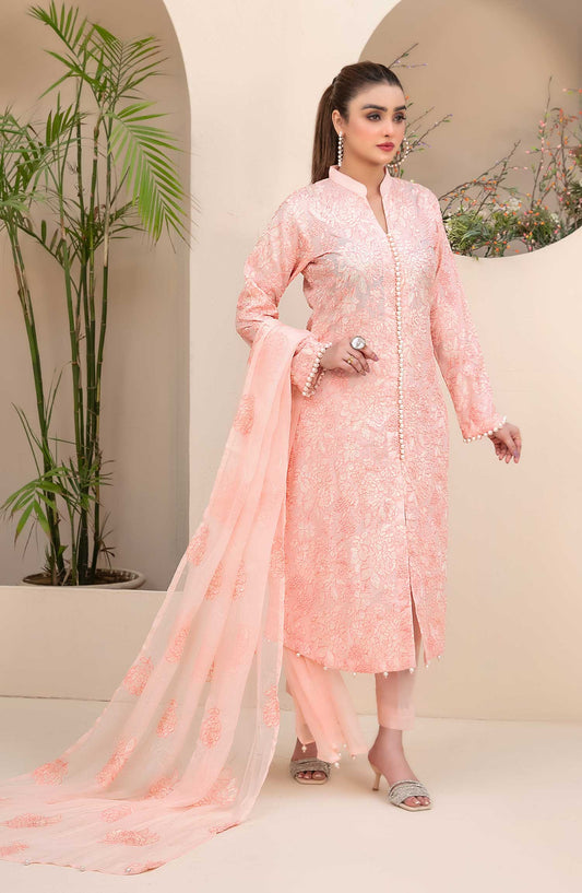 Mehek by Tawakkal Fabrics Embroidered Lawn Unstitched 3 Piece Suit - D-8886 - TF25PL - Pink - Summer Collection