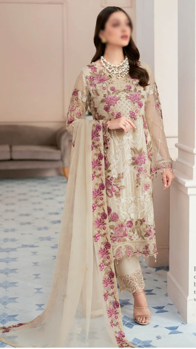 Ramsha Rangoon Luxury Chiffon Collection Vol 09 D 909