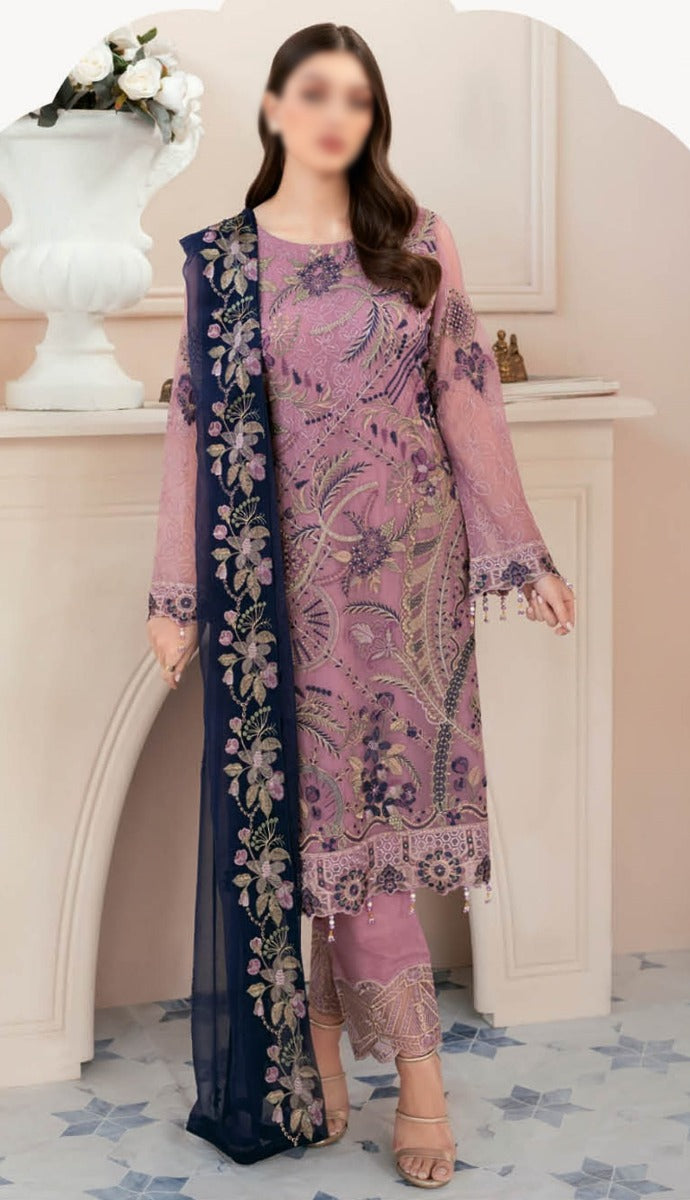 Ramsha Rangoon Luxury Chiffon Collection Vol 09 D 910
