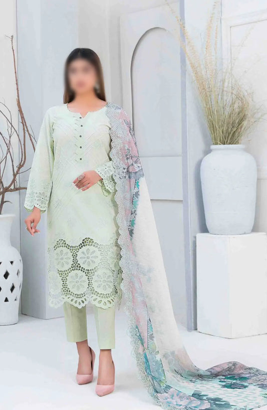 Gulmira - Schiffli Lawn Collection By Tawakkal Fabrics - D 9352