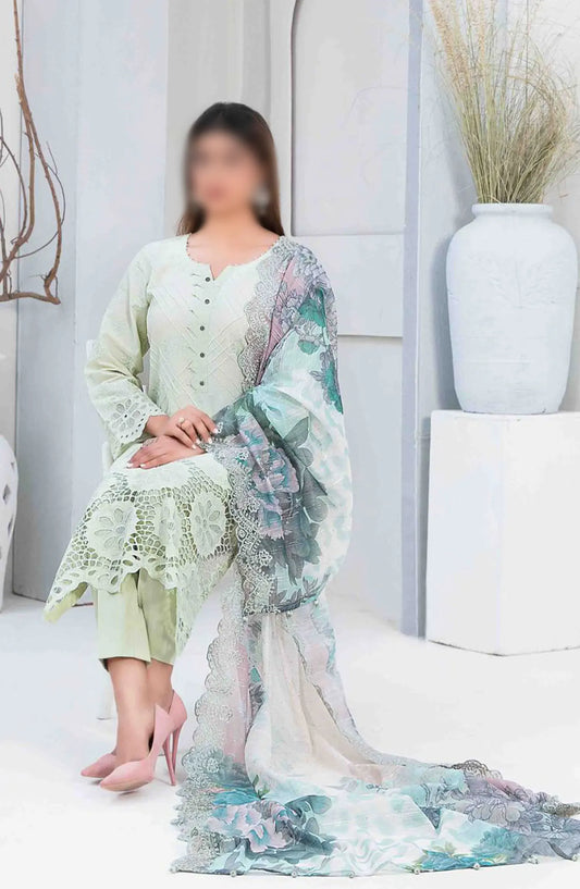 Gulmira - Schiffli Lawn Collection By Tawakkal Fabrics - D 9352