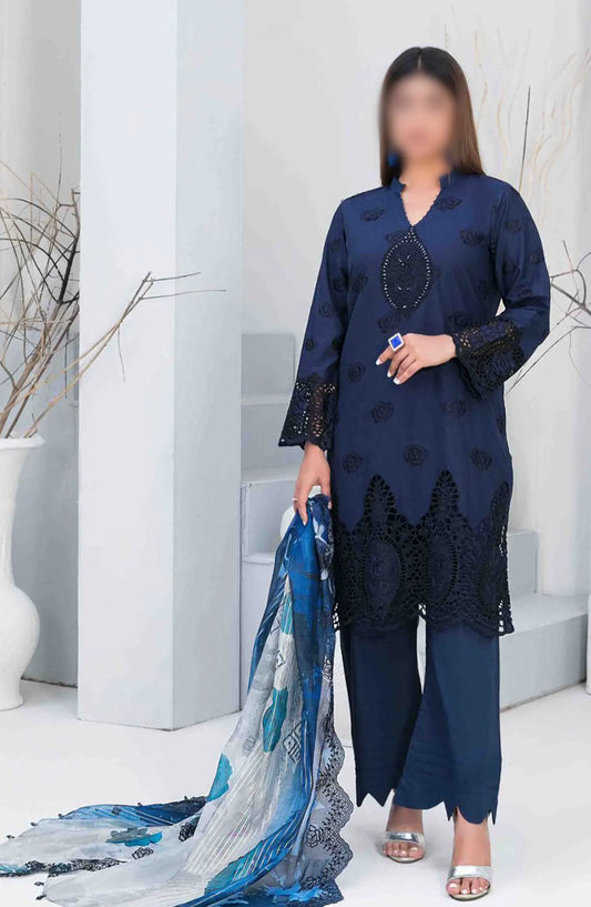 Gulmira - Schiffli Lawn Collection By Tawakkal Fabrics - D 9353
