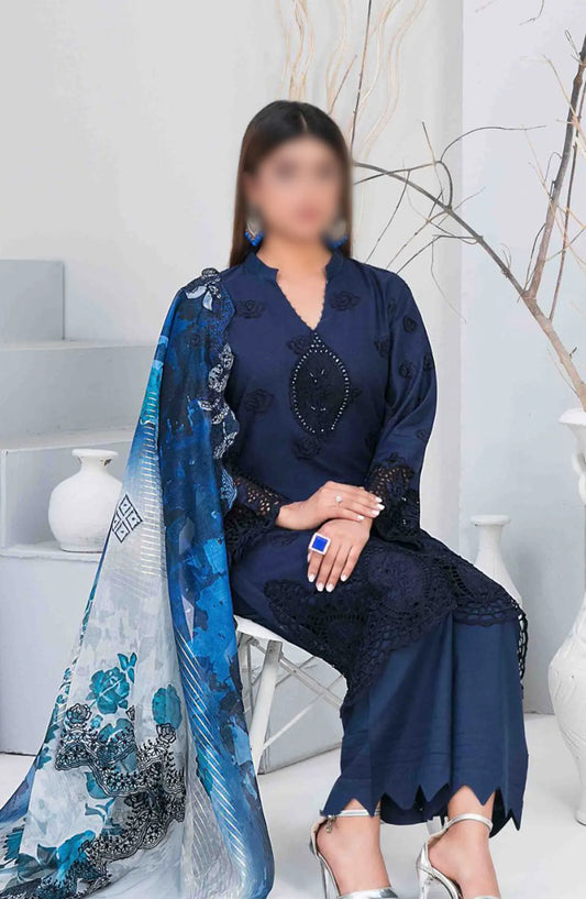 Gulmira - Schiffli Lawn Collection By Tawakkal Fabrics - D 9353
