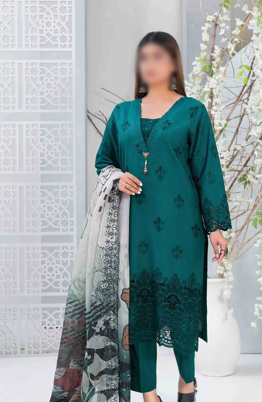 Gulmira - Schiffli Lawn Collection By Tawakkal Fabrics - D 9355