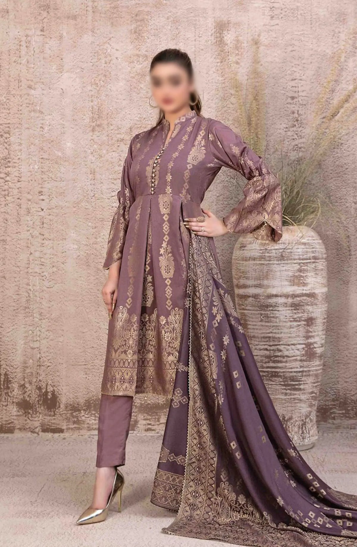Arisa - Lawn Banarsi 3pcs Collection By Tawakkal Fabrics - D 9483