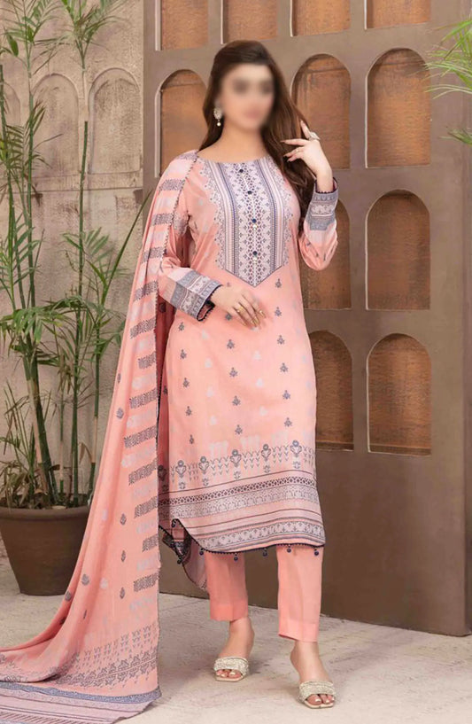 Arisa - Lawn Banarsi 3pcs Collection By Tawakkal Fabrics - D 9485