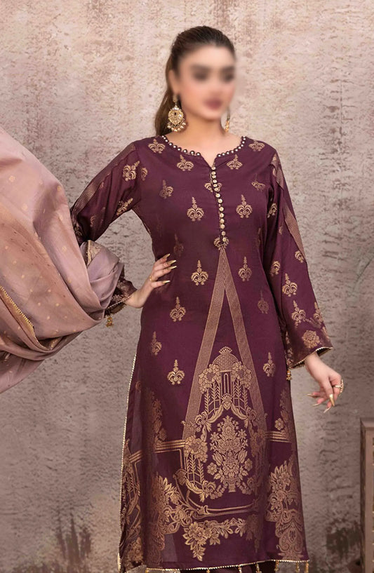 Arisa - Lawn Banarsi 3pcs Collection By Tawakkal Fabrics - D 9486