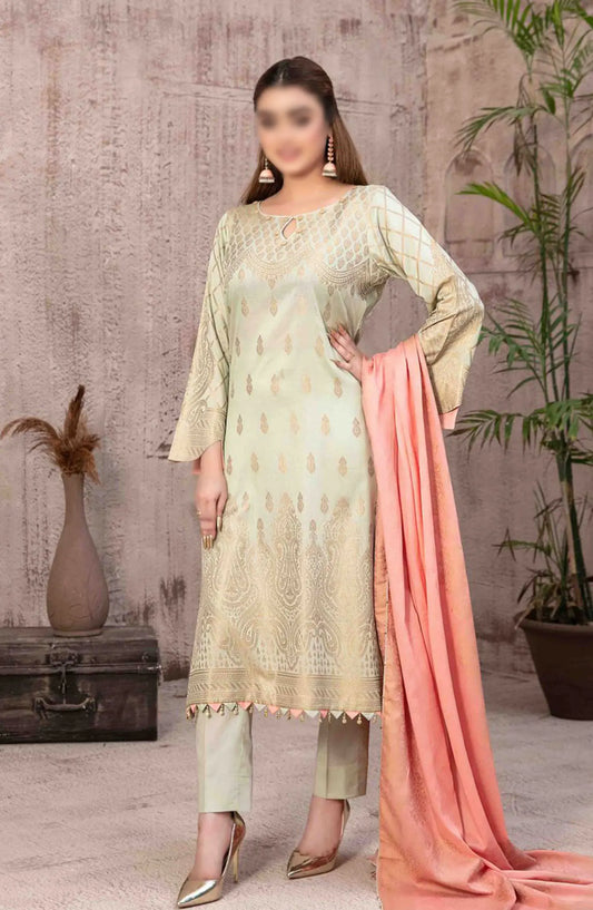 Arisa - Lawn Banarsi 3pcs Collection By Tawakkal Fabrics - D 9488