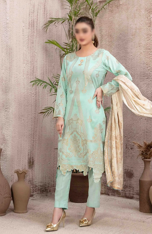 Arisa - Lawn Banarsi 3pcs Collection By Tawakkal Fabrics - D 9493