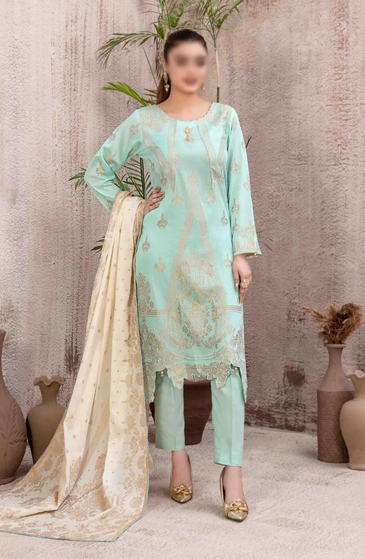 Arisa - Lawn Banarsi 3pcs Collection By Tawakkal Fabrics - D 9493