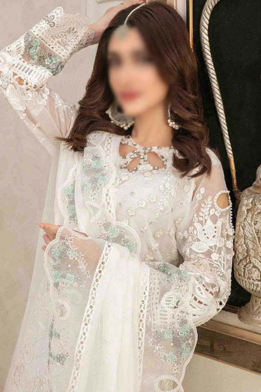 AMARIGE Fancy Heavy Embroidered Organza Collection 2023 - D 9594