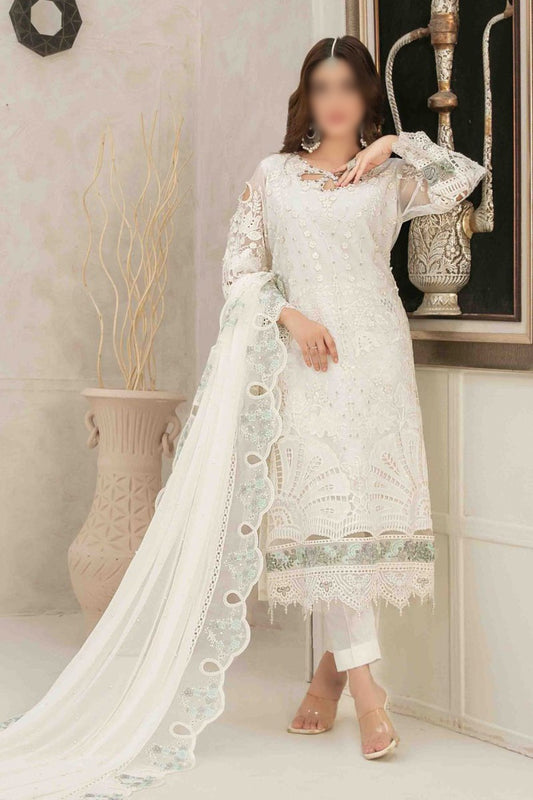 AMARIGE Fancy Heavy Embroidered Organza Collection 2023 - D 9594