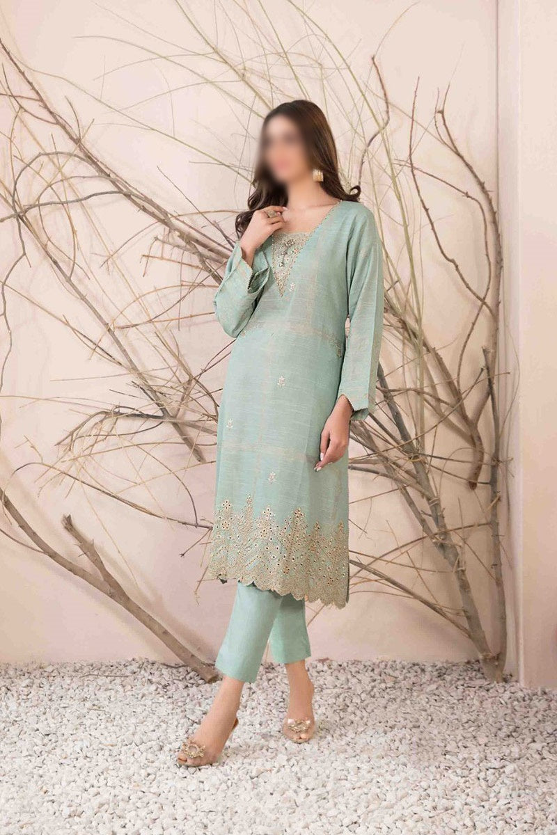Anayel Embroidered Khaddar Banarsi 2pcs Collection - D 9613