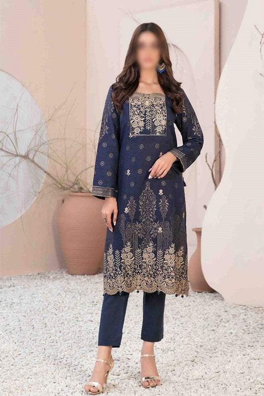Anayel Embroidered Khaddar Banarsi 2pcs Collection - D 9614