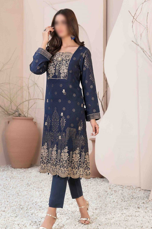 Anayel Embroidered Khaddar Banarsi 2pcs Collection - D 9614