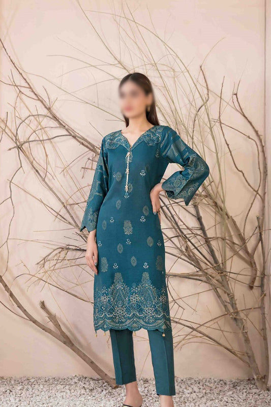 Anayel Embroidered Khaddar Banarsi 2pcs Collection - D 9615