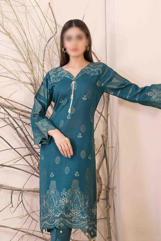 Anayel Embroidered Khaddar Banarsi 2pcs Collection - D 9615