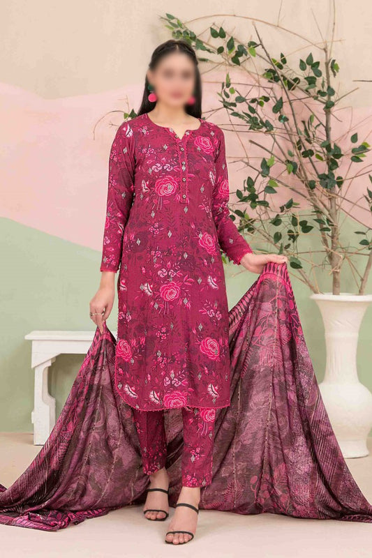 ROZERIN Embroidered Leather Peach Shawl Dupatta Collection 2023 - D 9782