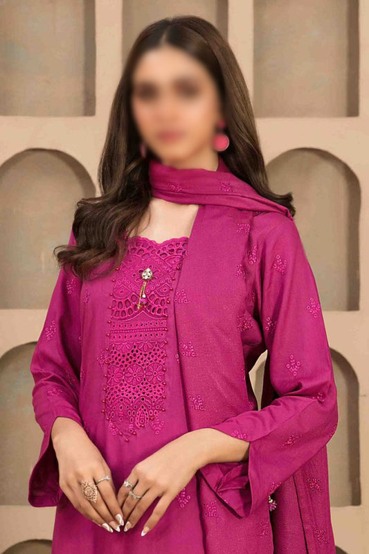 TABEER Schiffli Embroidered Staple - Embroidered Fancy Seiko Shawl Dupatta Collection 2023 - D 9801