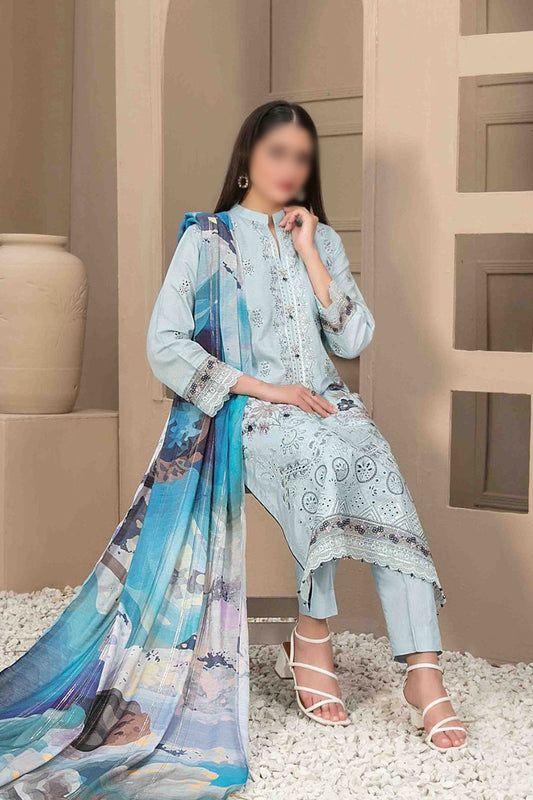 Gulfisha - Embroidered Viscose Zari Collection 2023 - D 9938