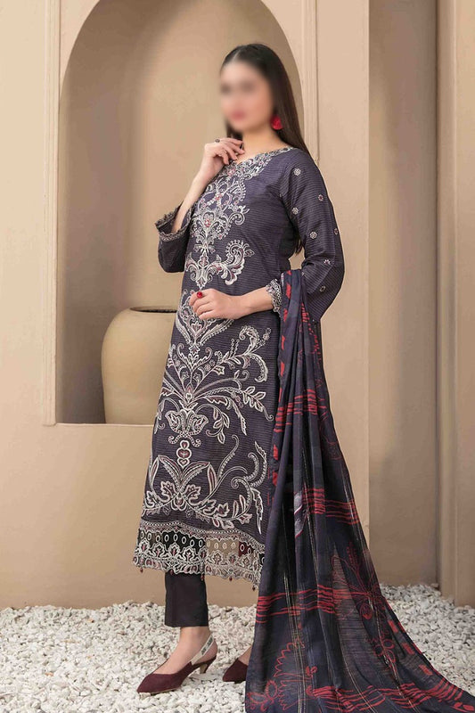 Gulfisha - Embroidered Viscose Zari Collection 2023 - D 9939