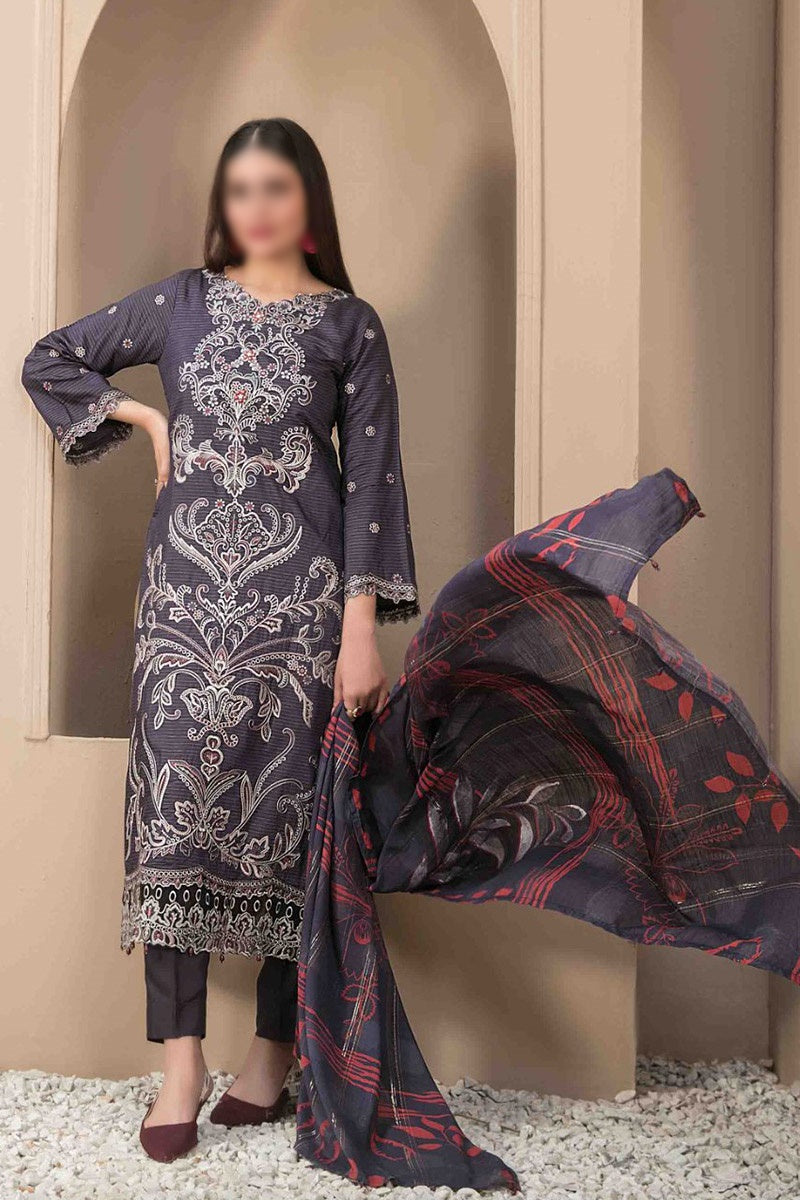 Gulfisha - Embroidered Viscose Zari Collection 2023 - D 9939