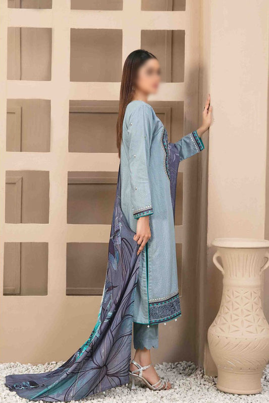 Gulfisha - Embroidered Viscose Zari Collection 2023 - D 9944