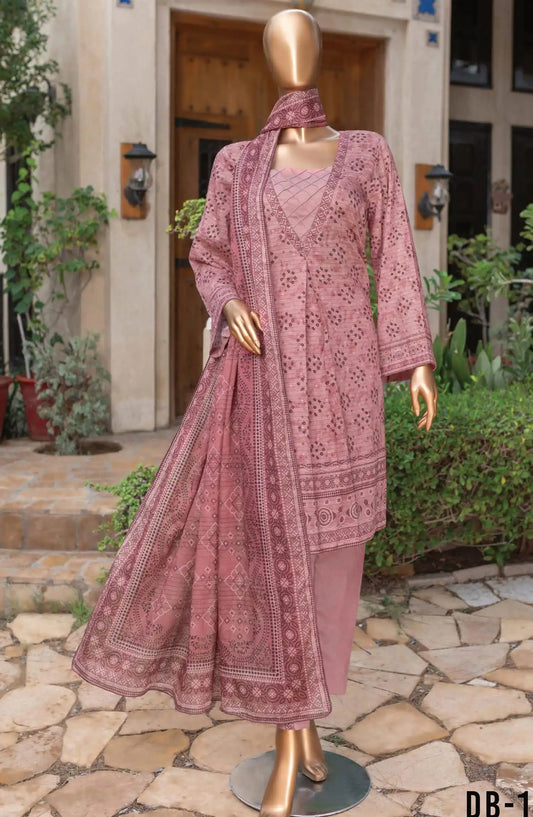Safina Unstitched Cotton Cambric Collection Vol 02 - DB 1228