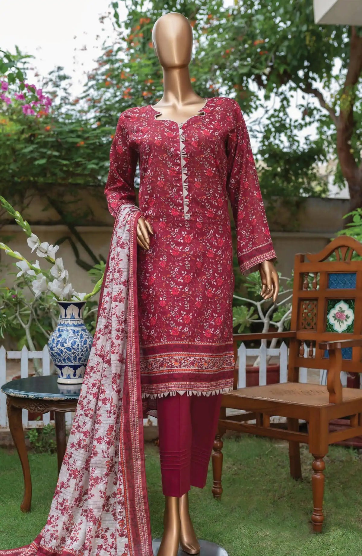 Safina Unstitched Cotton Cambric Collection Vol 02 - DB 1231