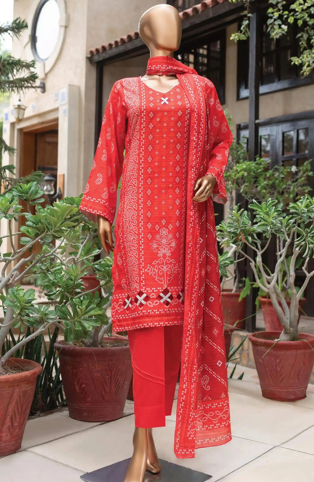 Safina Unstitched Cotton Cambric Collection Vol 02 - DB 1234