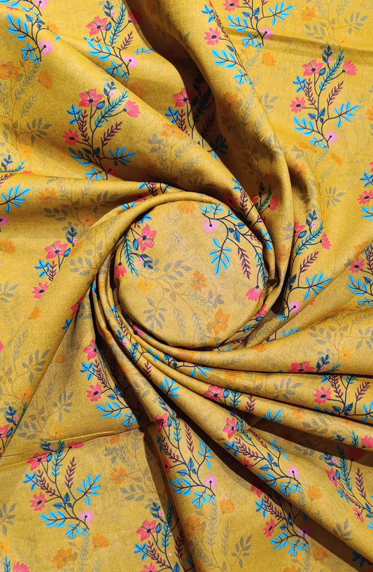 Classic Unstitched 2pcs Digital Printed Lawn Collection Vol-04 By Amna Khadija -Design 01