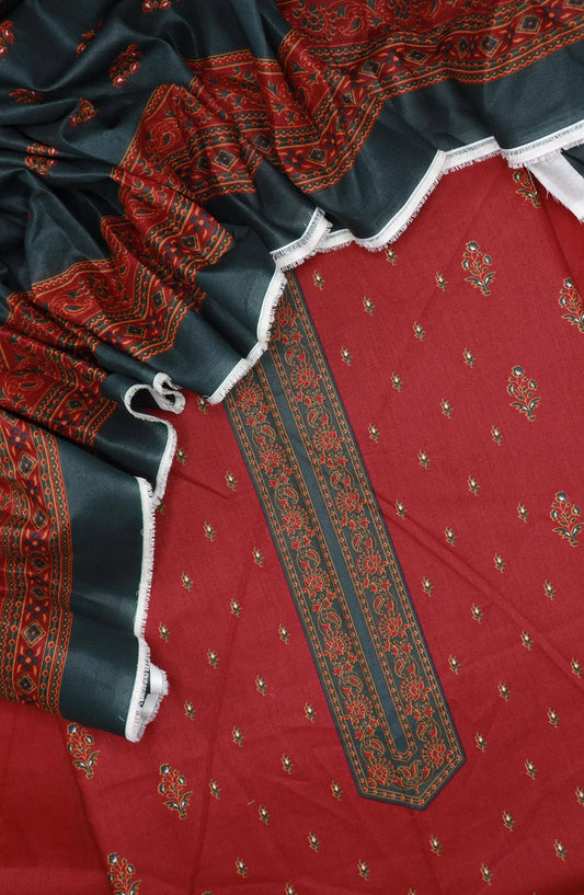 Bin Saeed Unstitched Printed Lawn Collection 2024 - Design 01