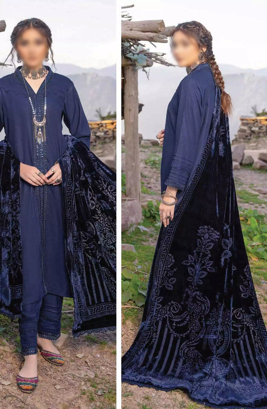 Virasat Exclusive Winter Collection By Riaz Arts - Design 01