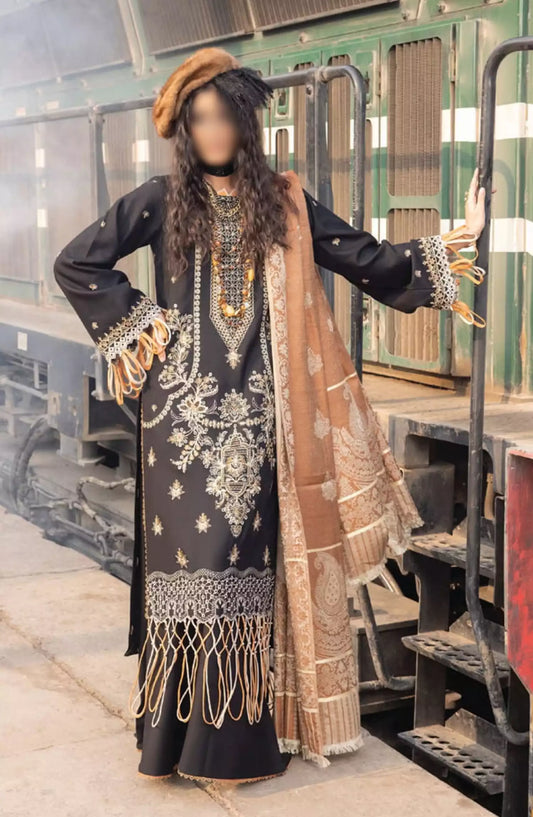Rahgeer Embroidered Wool Collection By Humdum - Design 01