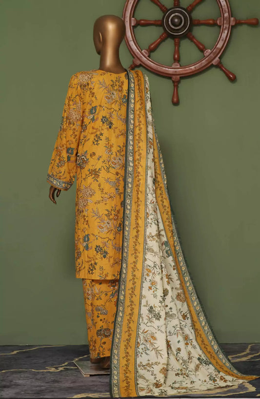 BIN SAEED Exclusive Cotton Chikankari 3 Piece Vol 02 - BS-ECC-Design 01
