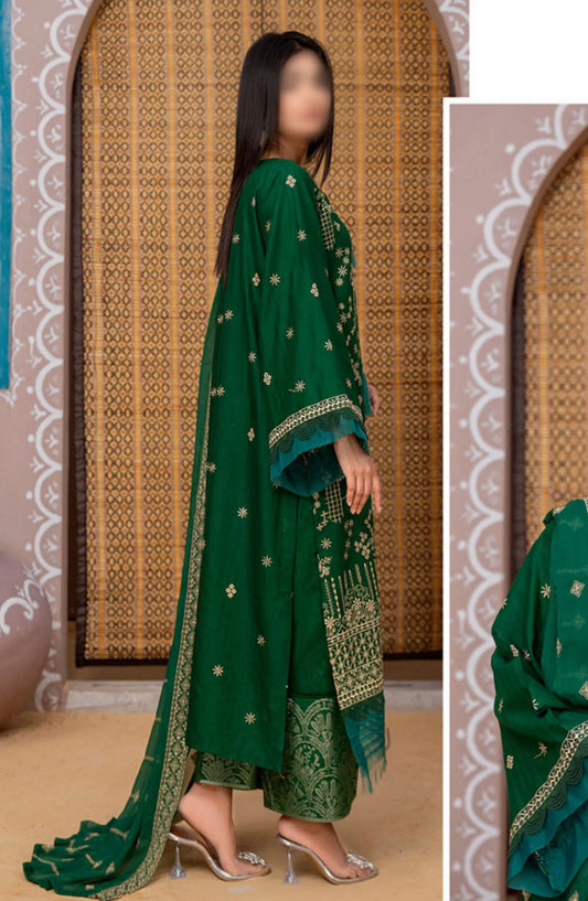 Signature Fancy Lawn Embroidered Collection Vol 02 2024 - Design 01