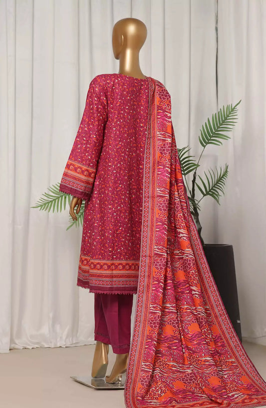 Sadabahar Khaddar Stitched Printed Collection 2024 - Design 01