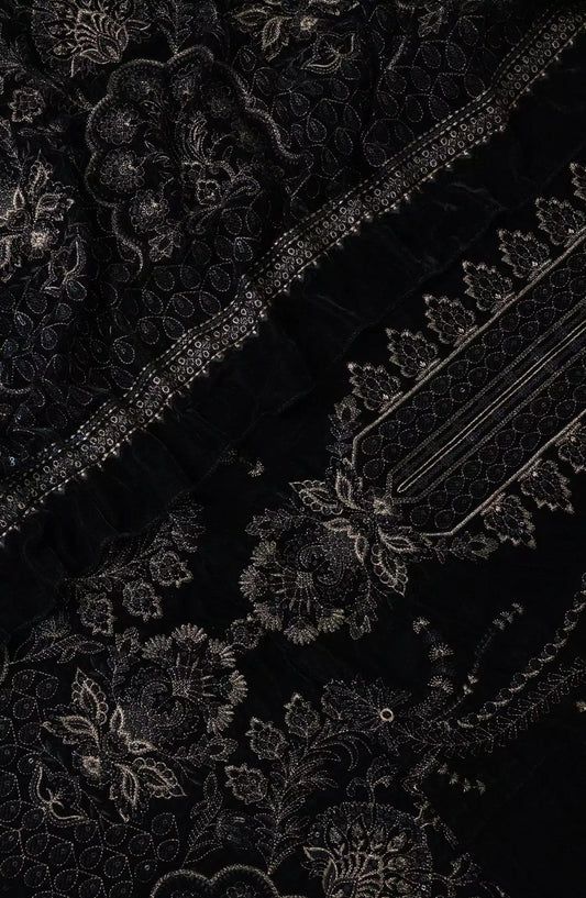 Embroidered Pure Velvet Collection - EPVC-DESIGN-01