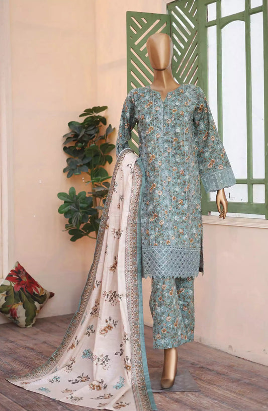 Bin Saeed Exclusive RTW Chikankari Embroidered Khaddar Collection Vol 02 - Design 01