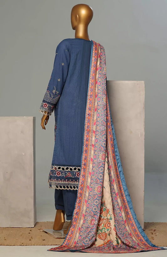 Exclusive Karandi Embroidered Stitched Collection Vol 01-DESIGN-01