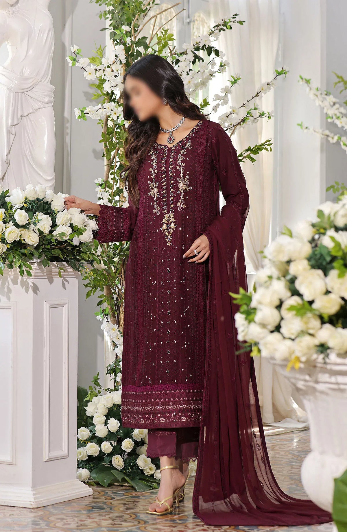 Guzel Jahan Ara Formal 3 Piece Stitched Collection - Design 01