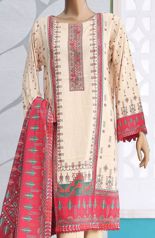Bin Saeed Exclusive RTW Linen 3 Pcs Collection - Design 01