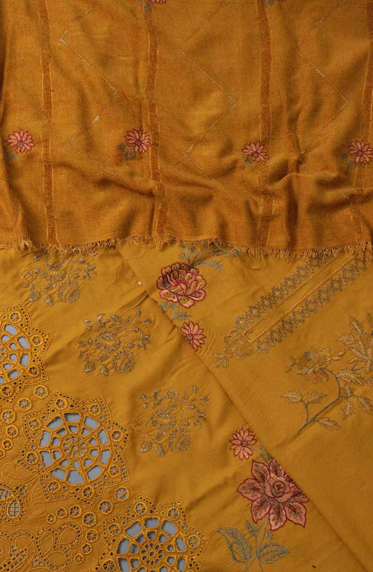 Lush Premium Marina Chikankari Embroidered Collection - Design 01