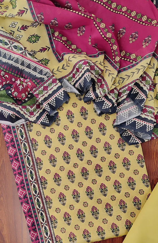 Classic Printed Doriya Lawn Collection By Amna Khadija - Design 01