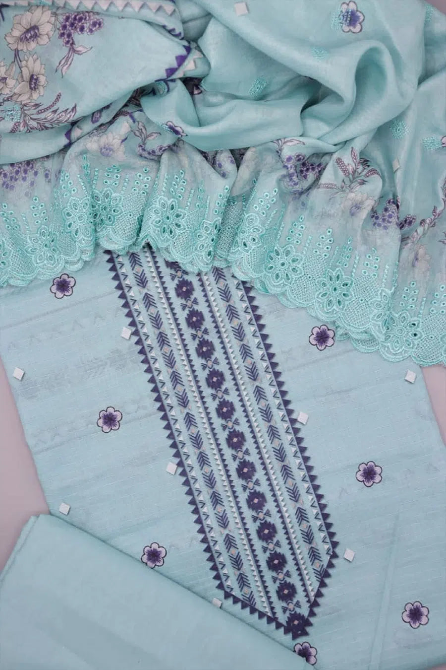 Rinesa Unstitched Printed Lawn 3 Pc Collection 2024 - Design 01