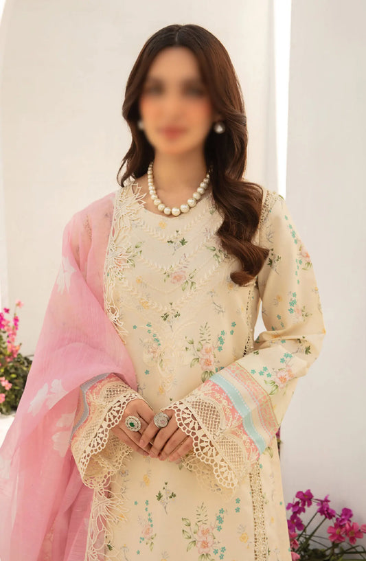 Rang Rasiya Florence Summer Edit 2024 - DESIGN-01 IVORY
